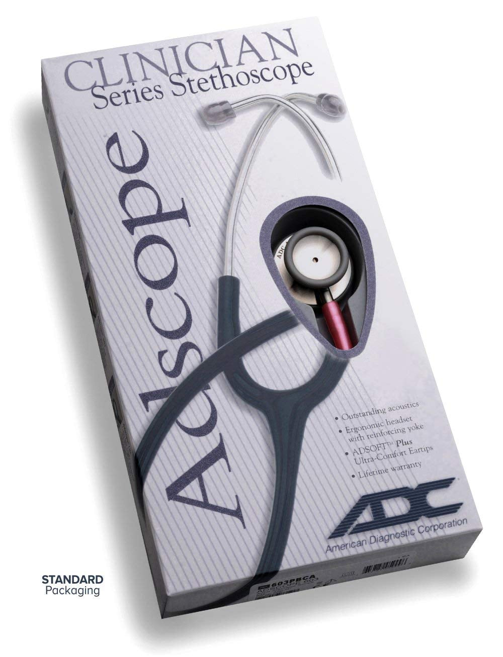 Adscope Adimals 618 Pediatric Stethoscope, AFD Tunable Technology | Single-Sided Composite Chestpiece, Aluminum Binaural, 30 Inch Length, Seafoam