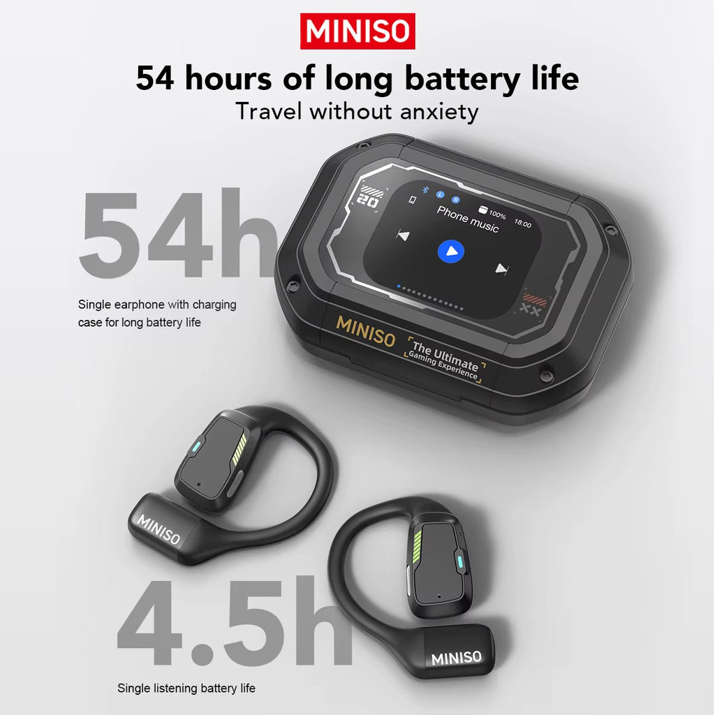 M98 Wireless Bluetooth Headphones - Sports & Gaming Earbuds with ASMR APP Translation & IPX5 Water Resistance