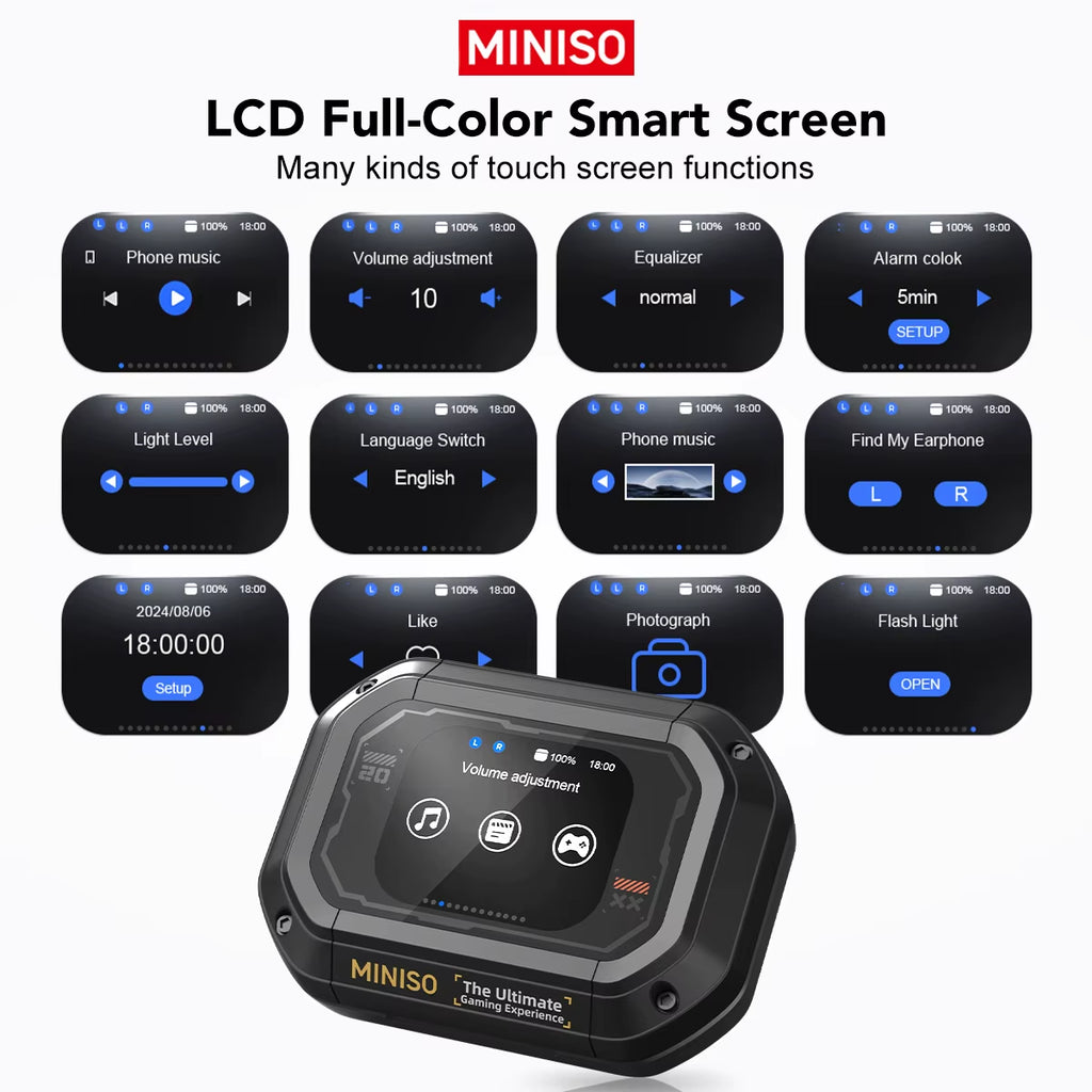 M98 Wireless Bluetooth Headphones - Sports & Gaming Earbuds with ASMR APP Translation & IPX5 Water Resistance