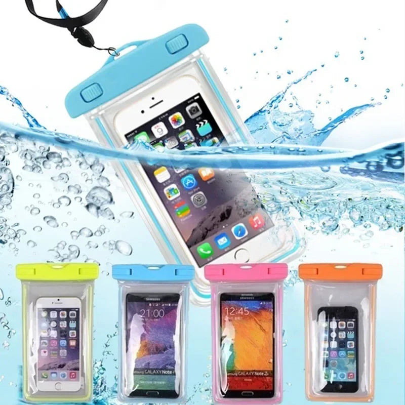 Ultimate Waterproof Phone Pouch for Water Sports - Dive, Swim, and Ski with Confidence! Fits 6 Inch Phones