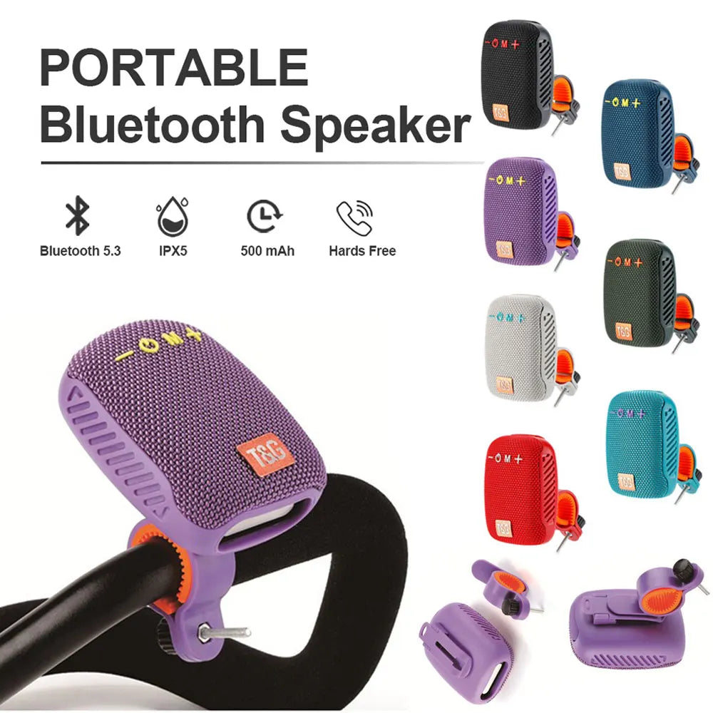 TG392 Waterproof Bluetooth Speaker - Rechargeable Portable Sound Box for Bicycles and Outdoor Adventures