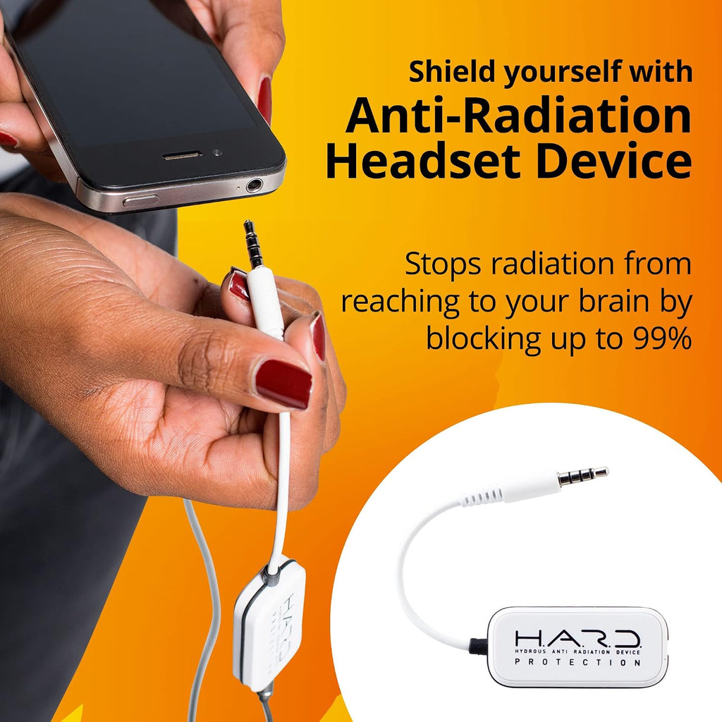 Shield Your Body Headset anti Radiation Device, EMF Blocker Wire Headphone Accessory, Functional Air Tube Alternative with Improved Audio Quality, Compatible with 5G Devices and 3.5Mm Headphones