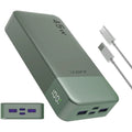JUOVI 20000mAh Portable Charger - 35W Fast Charging Power Bank with USB-C Cable for iPhone 17/16/15