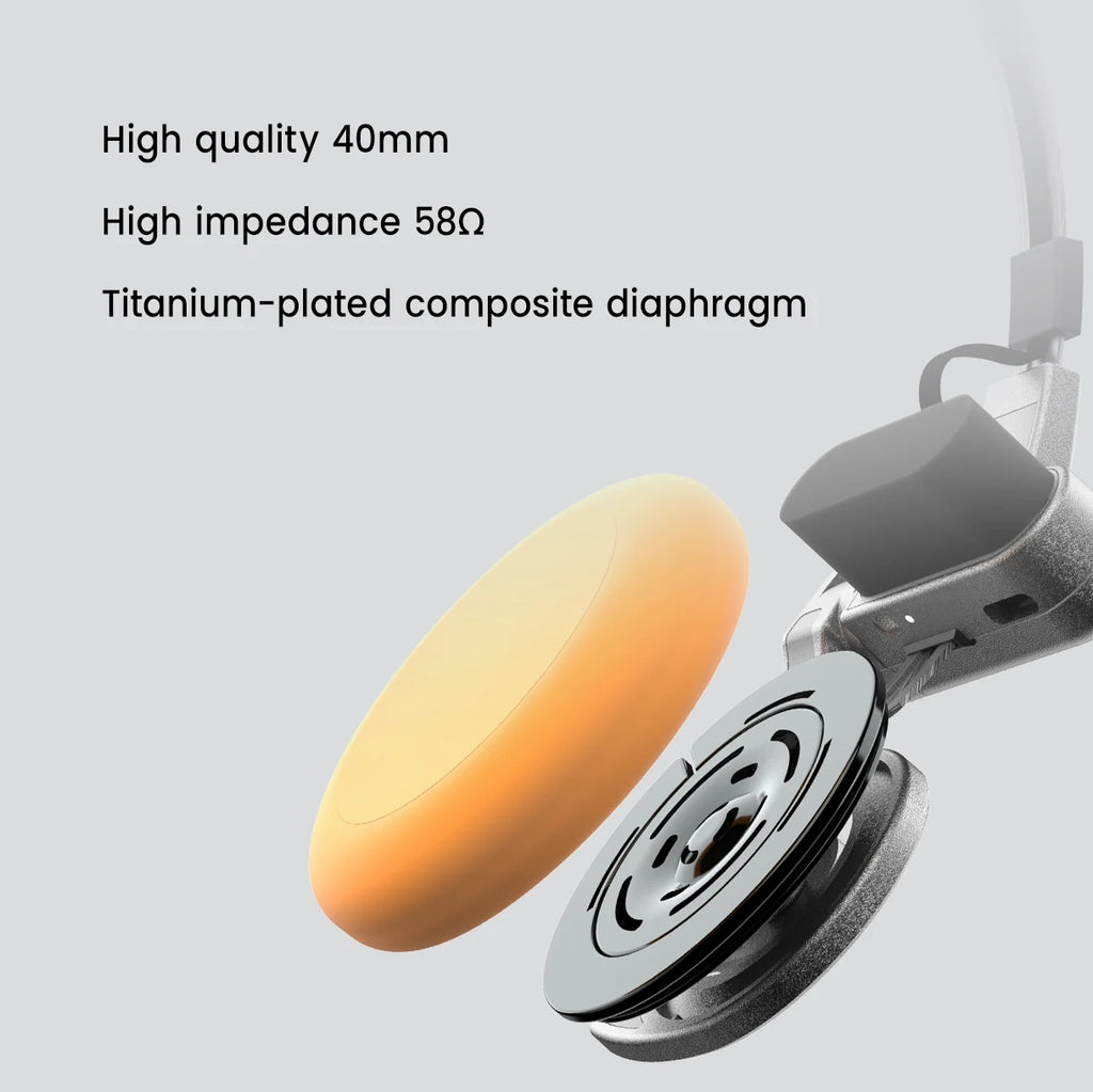 U3 Retro Wireless Bluetooth Headphones - Foldable On-Ear HiFi with Noise Canceling Technology