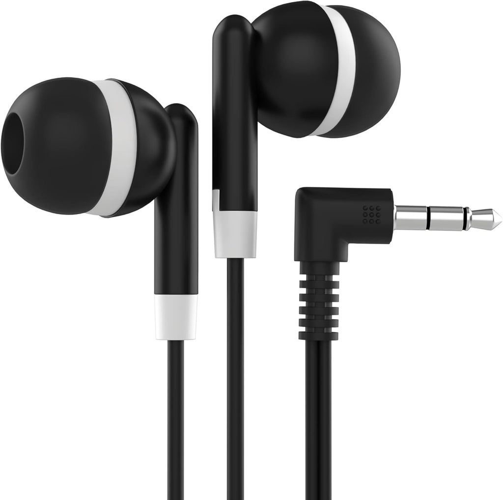 Bulk Earbuds with 3.5 Mm Headphone Plug - 100 Pack Wholesale Bundle - Multi Color