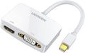 UGREEN 4K Mini DisplayPort to HDMI VGA Adapter - Dual Functionality for MacBook Pro, Air, iMac, and Microsoft Surface Devices