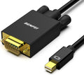 High-Quality 1.8M Mini DisplayPort to VGA Cable - Perfect for MacBook & Surface Pro - Gold-Plated for Optimal Performance