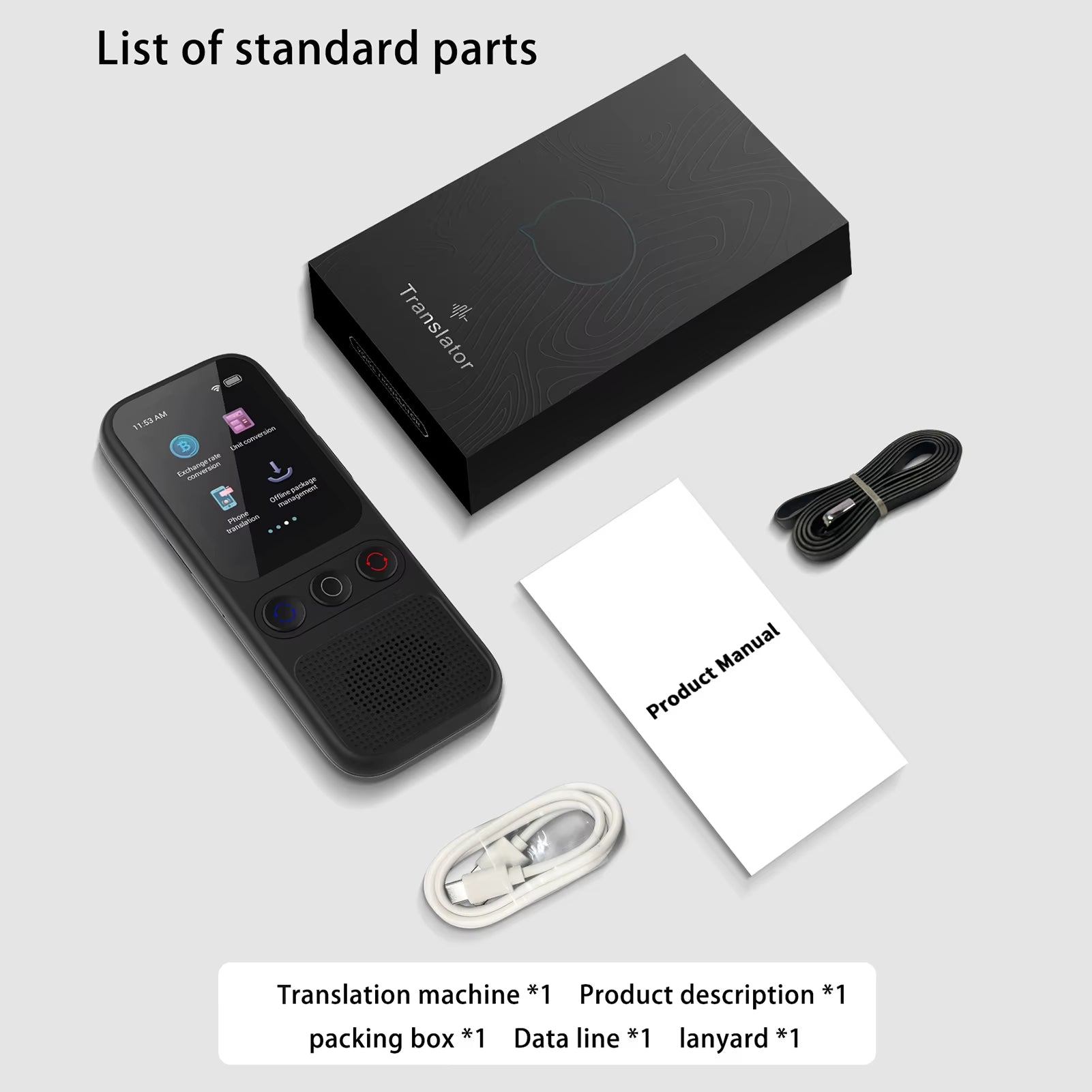 S80 AI Language Translator Device - Effortless Communication in 138 Languages with Offline Support