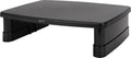 Height Adjustable Monitor Stand Riser with Storage Organizer, 3-Level Stackable Design, Durable ABS Plastic, Supports up to 22Lbs, for Monitors & Laptops, Black