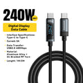 240W USB Type-C to USB-C Cable - 100W PD 3.1 Fast Charging for MacBook Pro, Xiaomi, Samsung, and More - 2M Length