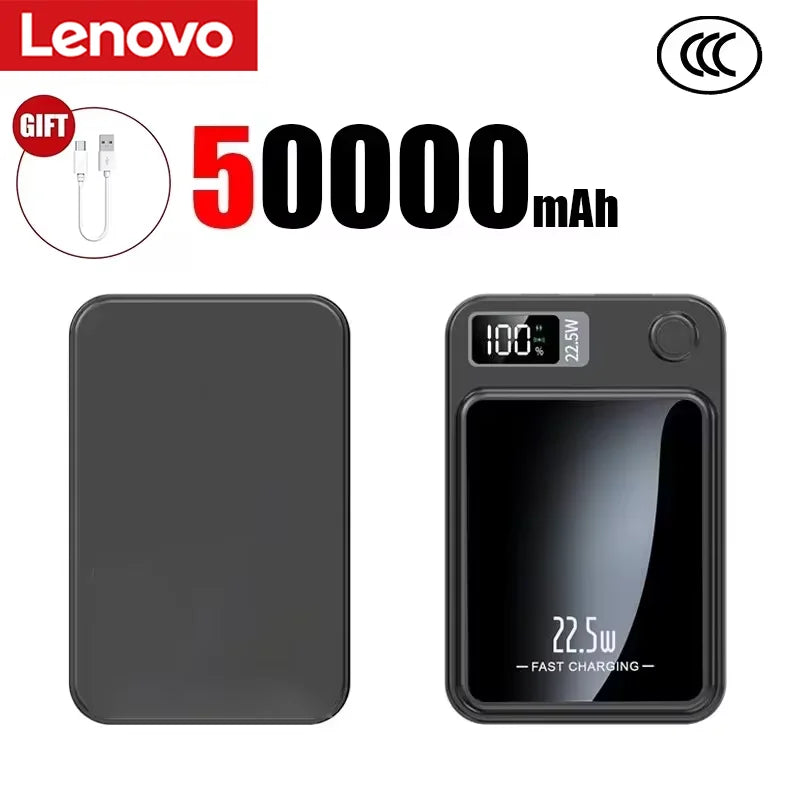 200000mAh Magnetic Wireless Power Bank - Fast Portable Charger for MagSafe, iPhone, Huawei, Samsung
