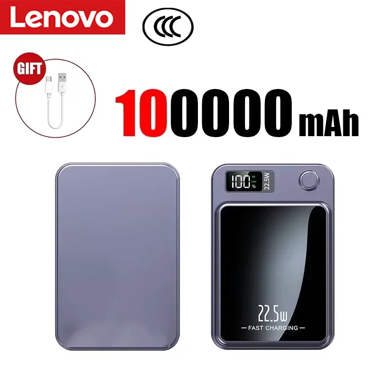 200000mAh Magnetic Wireless Power Bank - Fast Portable Charger for MagSafe, iPhone, Huawei, Samsung