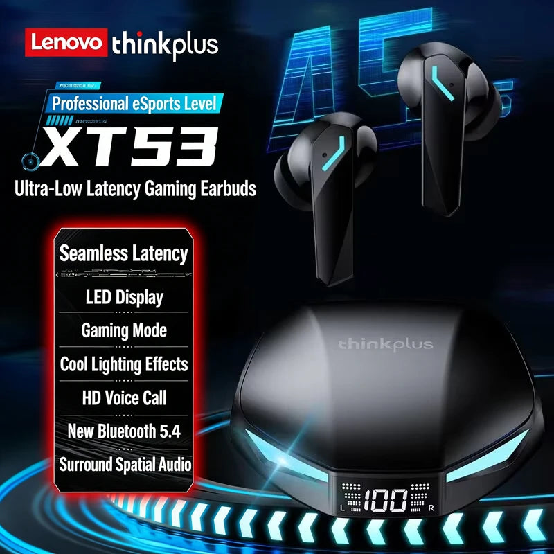 GM2 PRO Bluetooth Gaming Headset - 5.3 Dual Mode Earbuds with HD Call & Noise Reduction Mic for Ultimate Sound Experience