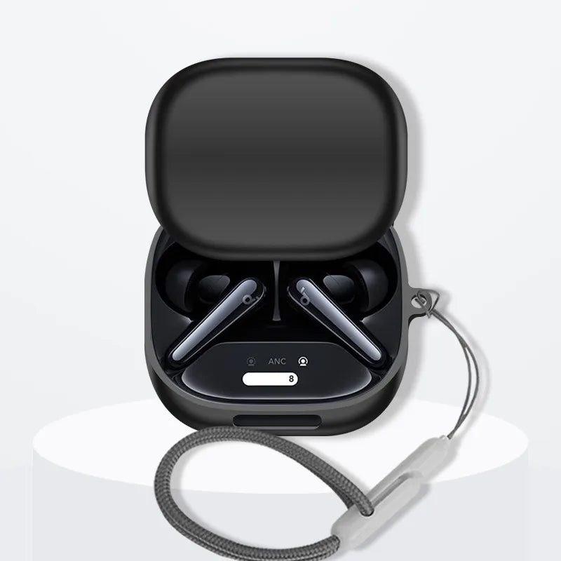 Anker Soundcore Liberty 4 Pro Protective Case with Nylon Lanyard - Soft Cover Sleeve and Hand Rope Strap Accessories