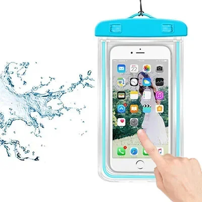 Ultimate Waterproof Phone Pouch for Water Sports - Dive, Swim, and Ski with Confidence! Fits 6 Inch Phones