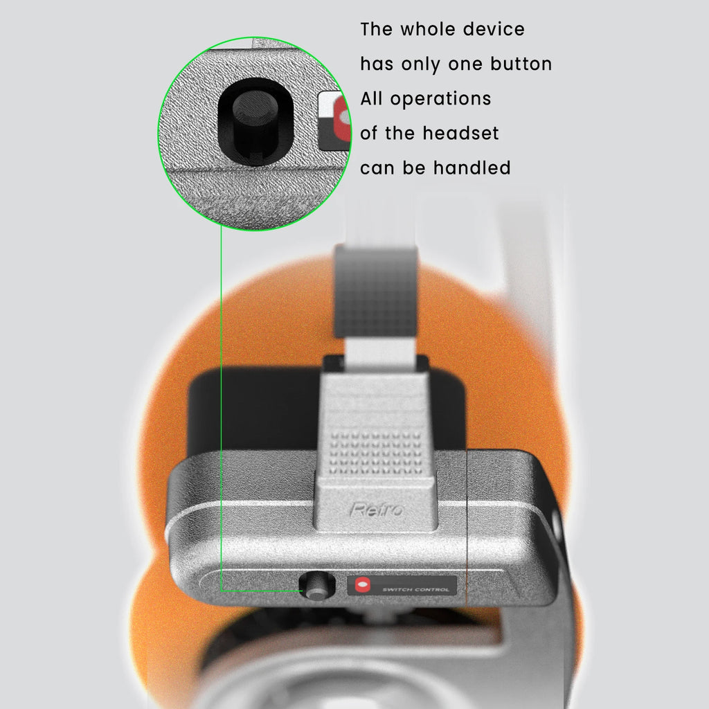 U3 Retro Wireless Bluetooth Headphones - Foldable On-Ear HiFi with Noise Canceling Technology