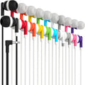 Bulk Earbuds with 3.5 Mm Headphone Plug - 100 Pack Wholesale Bundle - Multi Color
