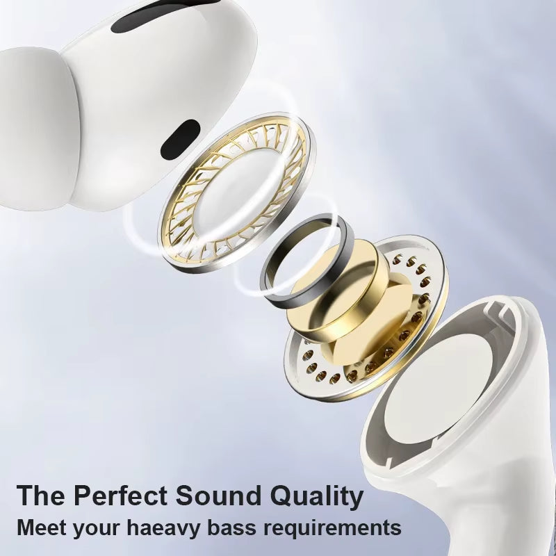 Airs Pro Wireless Bluetooth Earbuds - Waterproof TWS Earphones with Siri, Touch Control & Pop-Up Window for iOS