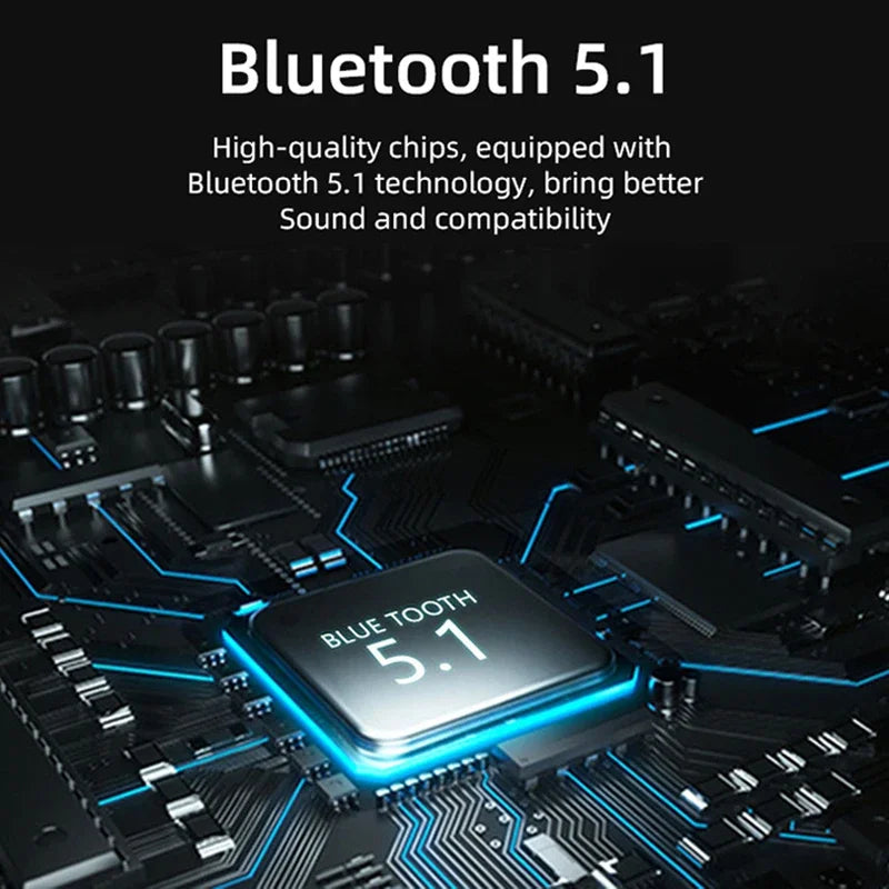 Premium Bluetooth Wireless Headphones with Microphone - Noise Cancelling Earphones for Handsfree Business & Driving