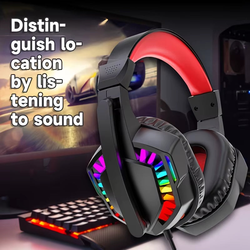 A66 Wired Gaming Headphones - Ultimate Sound for Music, Movies, Online Courses & Conferences