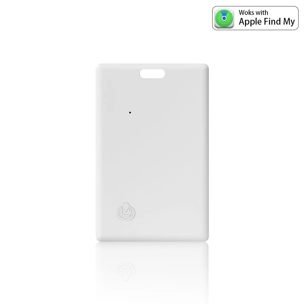 Compact Bluetooth Wallet Tracker - Mini Anti-Loss Device Compatible with Apple Find My App