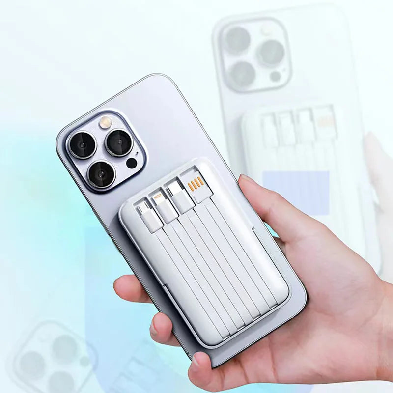 Ultra-Slim 22.5W Wireless Magnetic Power Bank - Fast Charging 10000mAh for Phones & Watches